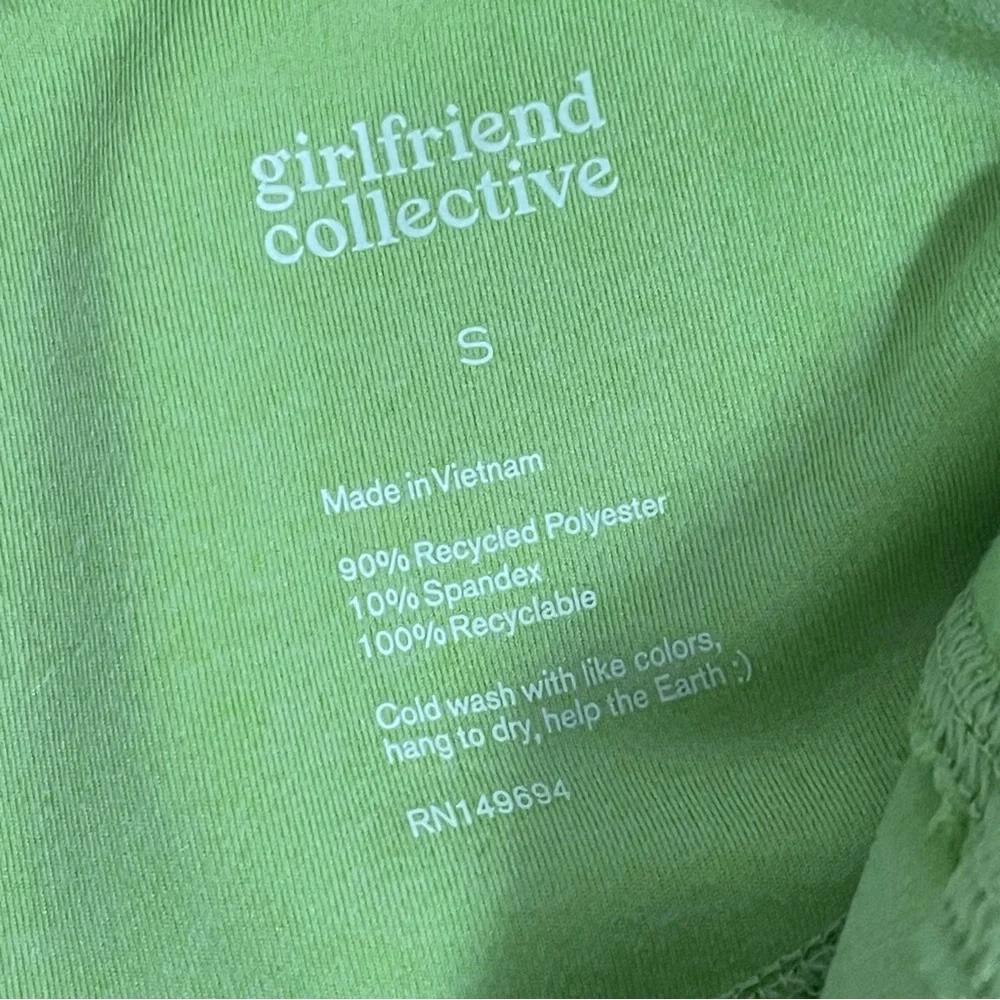 Girlfriend Collective Green Bike‎ Shorts